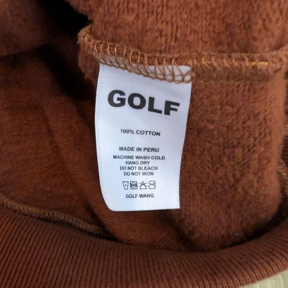 Golf Wang Limited Edition Winter 2020 Sweatshirt Unisex Size Medium Made in Peru - Picture 4 of 6